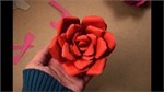 Làm bông hoa hồng bằng giấy