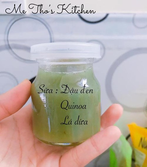 Sữa Đậu đen, Quinoa, lá dứa