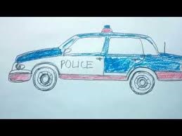 Hướng dẫn bé vẽ xe cảnh sát đơn giản nhất