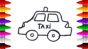 Hướng dẫn bé vẽ xe Taxi đơn giản nhất
