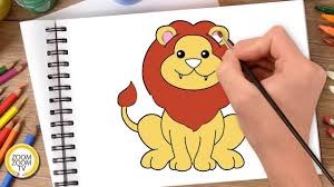 Hướng dẫn cách vẽ sư tử - Tô màu con sư tử