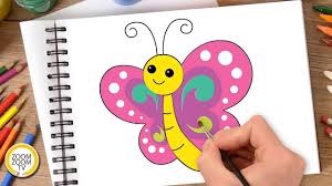 Hướng dẫn bé vẽ con bướm - Tô màu con bướm