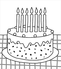 Hướng dẫn tô mầu trang trí cho chiếc bánh sinh nhật nhiều mầu sắc 