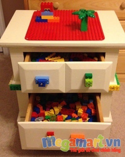 Một chiếc tủ đồ chơi lego hoàn hảo