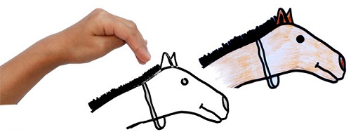 Cùng bé sáng tạo:Vẽ con ngựa