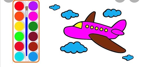 Hoạt động tạo hình: Vẽ máy bay - Khối Mẫu giáo nhỡ