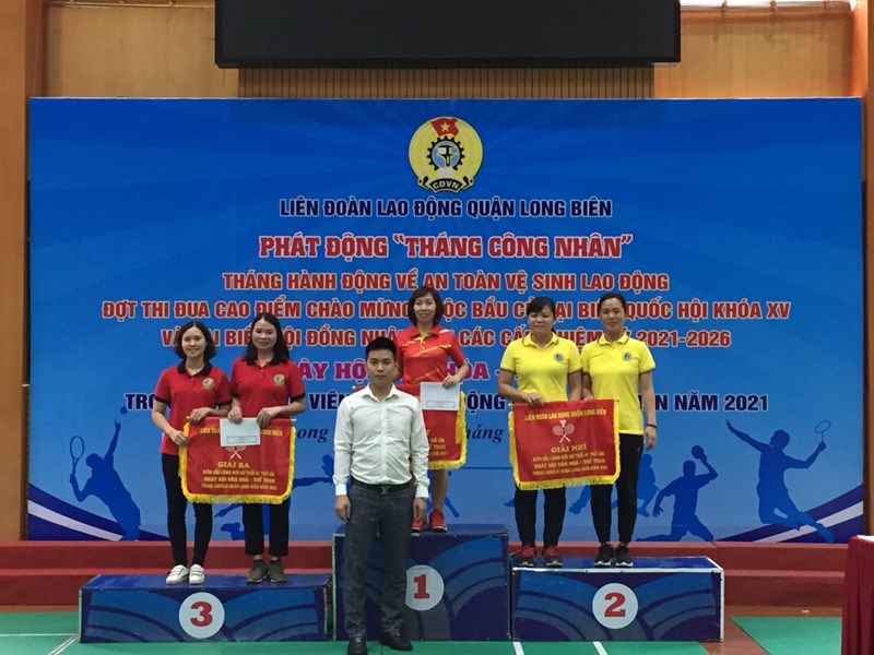 Trường mầm non Cự Khối tham gia ngày hội Văn hóa – Thể thao quận Long Biên năm 2021