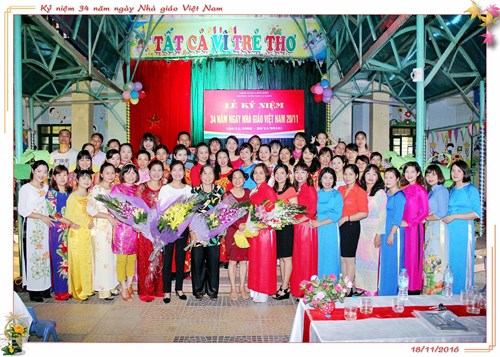 Lễ kỷ niệm 34 năm ngày Nhà giáo Việt Nam (20/11/1982 - 20/11/2016)
