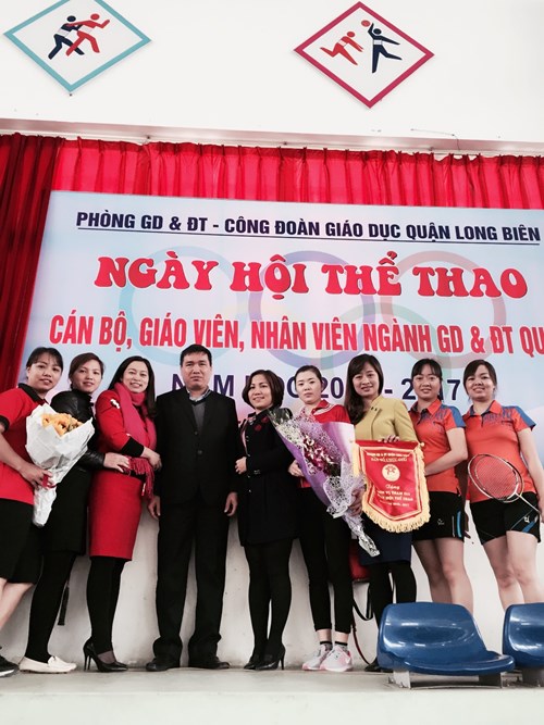  Trường Mầm non Cự Khối tham dự Ngày Hội Văn hóa thể Thao ngành GD&ĐT quận Long Biên Năm học 2016 - 2017