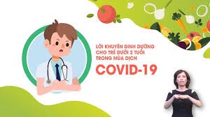 Lời khuyên dinh dưỡng cho trẻ dưới 2 tuổi trong mùa dịch COVID-19