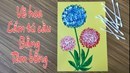 Video hướng dẫn trẻ vẽ hoa cẩm tú cầu bằng tăm bông