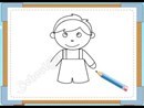 Video hướng dẫn trẻ vẽ bé trai