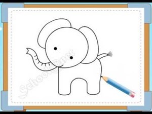 Video hướng dẫn trẻ vẽ con voi