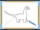 Video hướng dẫn trẻ vẽ con khủng long