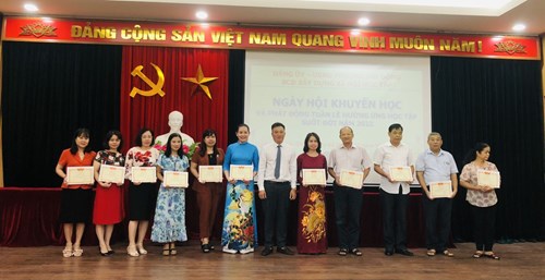 Trường mầm non Đô thị Sài Đồng tham dự  Ngày hội khuyến học  Phường Sài Đồng