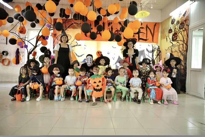 Halloween vui vẻ của các bé lớp Mẫu giáo Bé C5