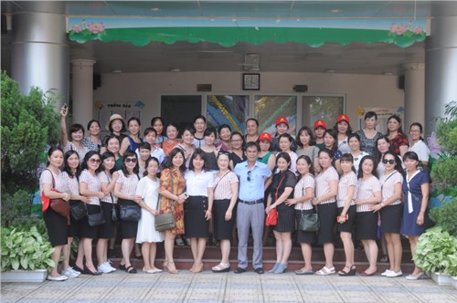 Trường mầm non Đô thị Sài Đồng vinh dự đón đoàn các đồng chí lãnh đạo, giáo viên cốt cán tỉnh Lâm Đồng đến thăm trường