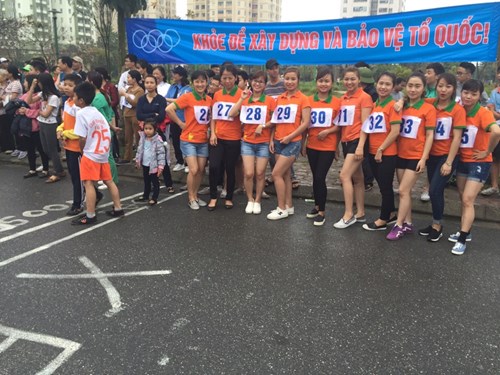 Phường Sài Đồng tổ chức chạy Olympic, báo Hà nội mới lần thứ 44 vì hòa bình năm 2017