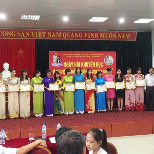 Phường Sài Đồng tổ chức Ngày hội khuyến học năm 2015