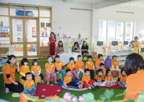 Trường Mầm Non Đô Thị Sài Đồng tham gia phần thi Thực hành cuộc thi Giáo viên giỏi cấp Quận năm học 2019-2020
