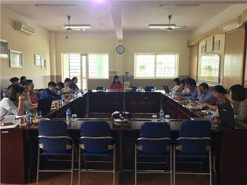 Trường Mầm non Đô thị Việt Hưng đón đoàn kiểm tra của UBND Quận Long Biên thẩm định công tác thực hiện mô hình Trường học điện tử năm học 2017 – 2018