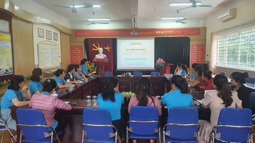 Trường MN Đô Thị Việt Hưng tổ chức phát huy sáng kiến kinh nghiệm cấp Quận năm học 2019 - 2020