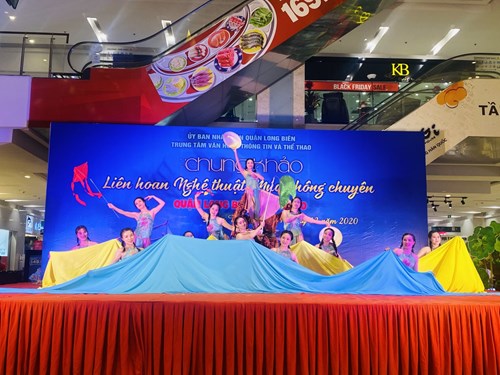 Trường mầm non Đô Thị Việt Hưng tham gia Liên hoan nghệ thuật múa không chuyên quận Long Biên năm 2020.