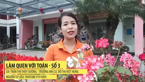 Video bài giảng Làm quen với toán: Số 3 - Giáo viên: Trần Thị Thùy Dương - Trường MN Đô thị Việt Hưng