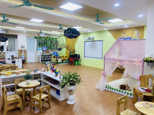  Trường mầm non Đô Thị Việt Hưng tổ chức hội thi “Xây dựng môi trường học tập lấy trẻ làm trung tâm” năm học 2021- 2022.