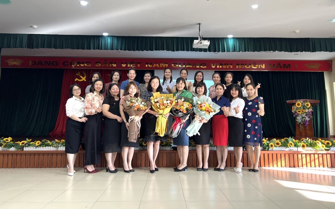 Cụm thi đua số 4 - Cấp học mầm non quận Long Biên tổ chức Hội nghị tổng kết công tác thi đua, khen thưởng năm học 2021 - 2022.