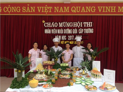 Hội thi “Nhân viên nuôi dưỡng giỏi” trường mầm non Đô thị Việt Hưng