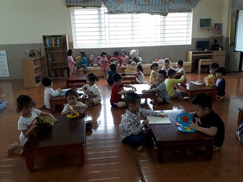 Tổng kết tuần lễ hưởng ứng học tập suốt đời của trường MN đô thị Việt Hưng