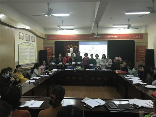 Trường MN Đô Thị Việt Hưng tổ chức Hội nghị Sơ kết học kỳ I năm học 2017-2018.