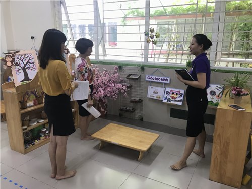 Hội thi trang trí lớp học trường mầm non đô thị Việt Hưng