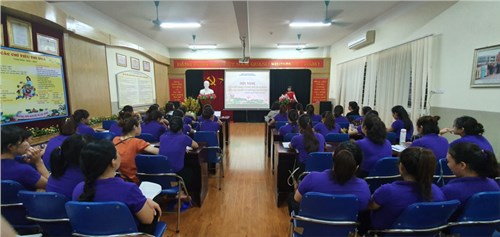 Hội nghị triển khai nhiệm vụ năm học 2019 – 2020 trường Mầm non Đô thị Việt Hưng