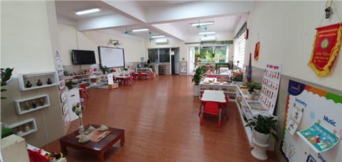 Công tác chuẩn bị cho năm học mới của trường Mầm non đô thị Việt Hưng.