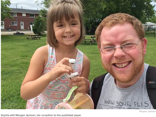 Cô bé 8 tuổi nổi tiếng vì niềm đam mê ‘kỳ quặc’ với côn trùng