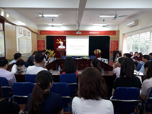 Trường Mầm non Đô thị Việt Hưng tổ chức họp phụ huynh cuối năm 