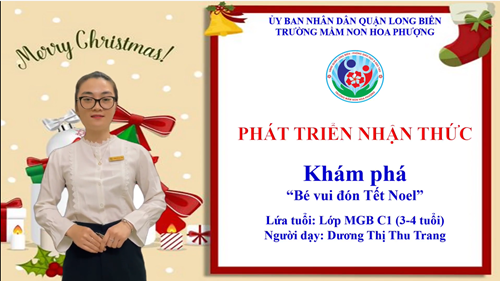 Khám phá  Bé vui đón Tết Noel  - Cô giáo Dương Thị Thu Trang