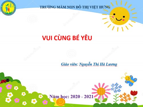 Nguyễn Thị Hà Lương - Trò chơi: Vui cùng bé yêu