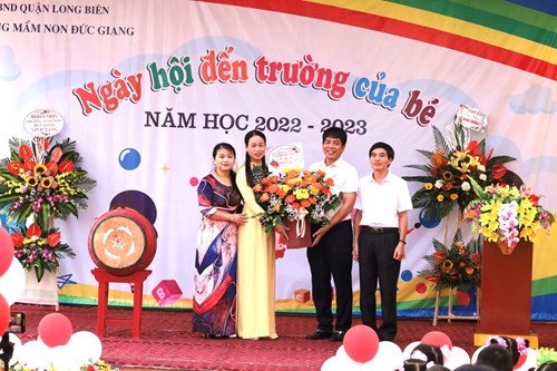 Trường Mầm non Đức Giang tưng bừng chào đón  Ngày hội đến trường của bé  năm học 2022 - 2023