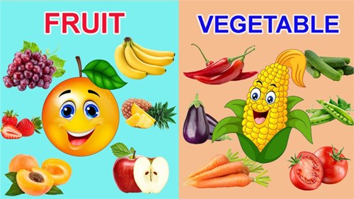 Kisd vocabulary fruits vegetables