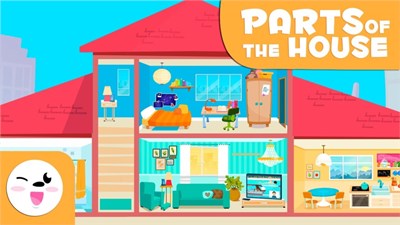 Kisd vocabulary house - parts of the house