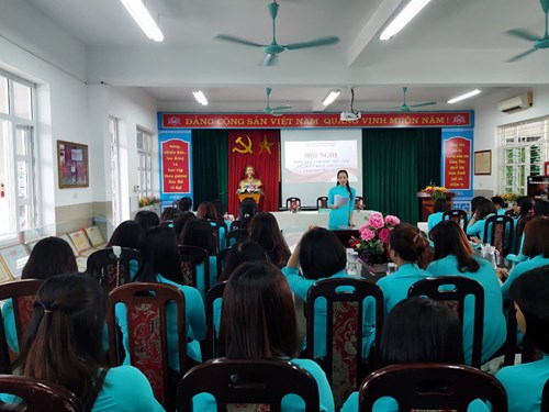 Trường mầm non Giang Biên triển khai học nhiệm vụ năm học 2020- 2021
