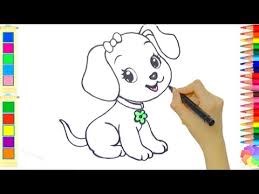 Hướng dẫn trẻ vẽ và tô màu Con chó