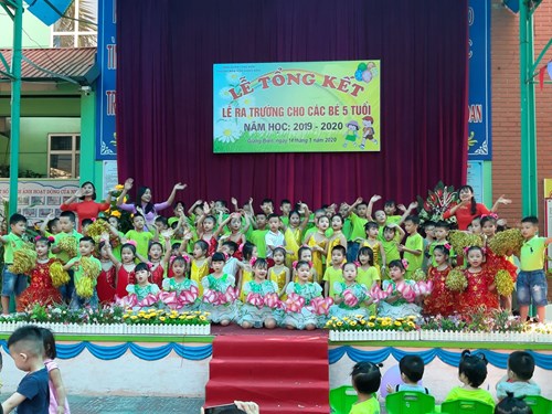 Lễ tổng kết năm học 2019 - 2020 của trường mầm non Giang Biên