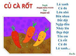 Bài thơ: Củ cà rốt 