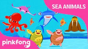 Under the sea- Marine and sea animals song for kids