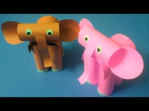 Hướng dẫn làm con voi bằng giấy cực dễ thương