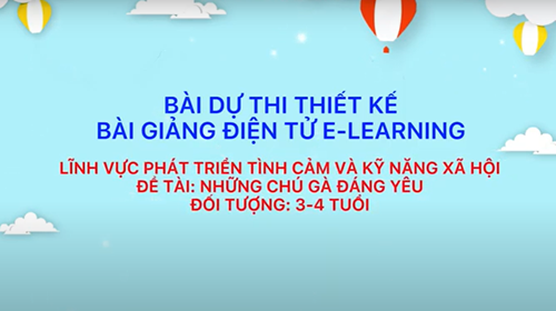 Những chú gà đáng yêu - GV Hoàng Thị Minh Giang